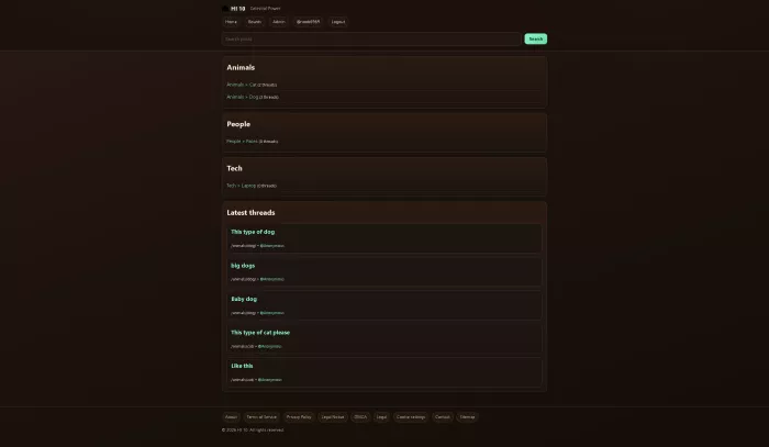 Community imageboard PHP + SQLite