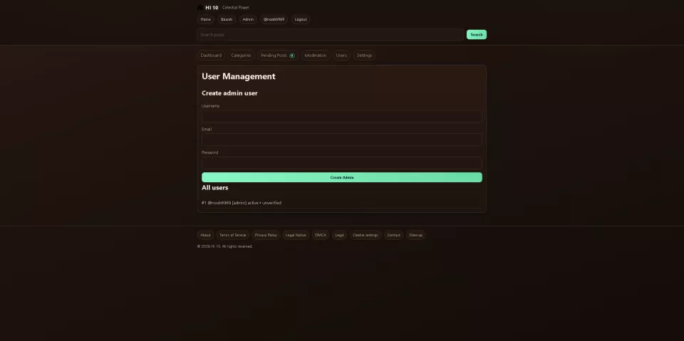 Community imageboard PHP + SQLite
